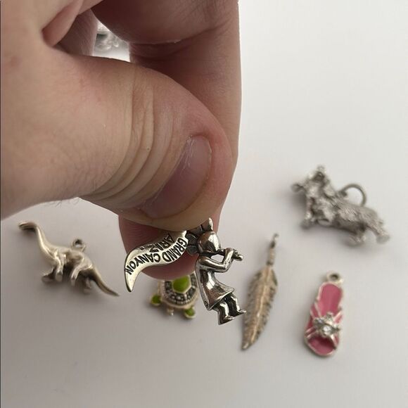 Sterling Silver 925 charms lot some 3D one - Picture 3 of 4